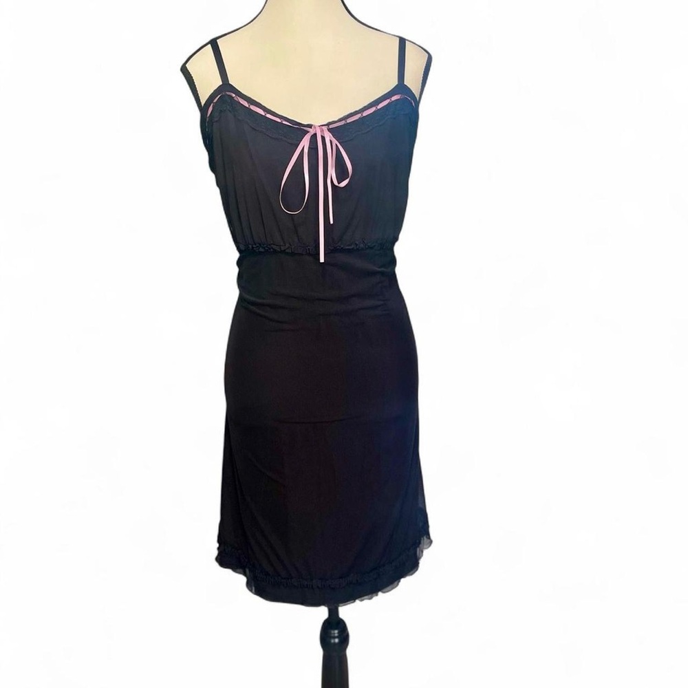 Dolls Kill Horoscopez black mesh dress 2X